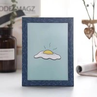 Marco de Fotos de Plástico Negro Personalizado A3 A4 8K, Ligero, para Mesa o Pared, para Exhibición de Fotos, Certificados y Arte