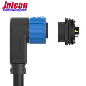 Jnicon Group M23 2 Power 1 Grounding 5 Signal Strom-Ladekabel für Batterie-Clip-Kabel E-Dreirad E-Motorrad