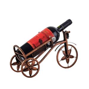 Porte-bouteilles en cuivre en forme de vélo 750 ml, en fil de fer, pour décoration intérieure et présentation de fête - Product Image 3