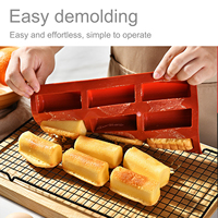 Moule en silicone antiadhésif à 9 cavités cylindriques pour glaçons, gâteaux roulés et chocolats – Accessoire de pâtisserie