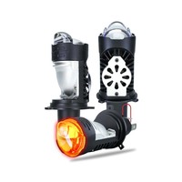 MOTOLED Front Motorcycle LED Headlight S8 Model H4 Hs1 H6 Ba20d P15d AC DC 8-80V