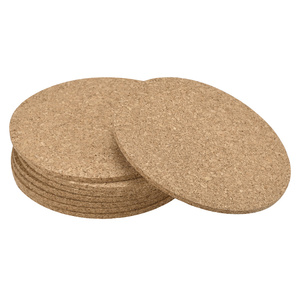 Sottobicchieri in Sughero Personalizzati all'Ingrosso, Design Rotondo Assorbente con Stampa, Sottobicchieri in <span class=keywords><strong>Legno</strong></span> di Sughero per Bevande, Tè e Caffè - Product Image 4