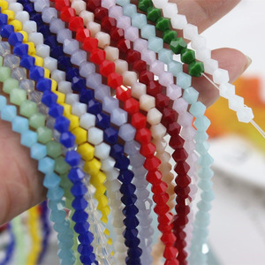 Cuentas de Cristal al por Mayor, Cuentas de Cristal Facetadas Bicónicas de 4 mm <span class=keywords><strong>para</strong></span> Hacer <span class=keywords><strong>Pulseras</strong></span>, Fábrica de Origen Pro HX - Product Image 1