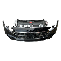 Upgrade Body Kit GuangMing Universal Fitment untuk Mercedes-Benz E-Class W214 E260 E300 E300L, meliputi bumper depan dan surround lampu depan.