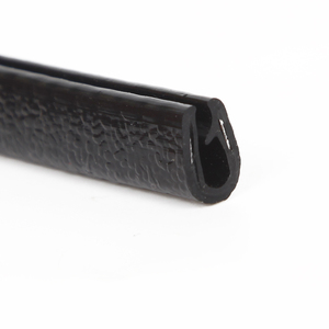 Linh hoạt PVC cao su U kênh Pinch Hàn cạnh <span class=keywords><strong>TRIM</strong></span> niêm phong Dải với tấm kim loại - Product Image 1