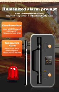 Thermomètre numérique sans fil pour grillades, lecture instantanée, <span class=keywords><strong>Thermopro</strong></span> Wifi, cuisine, acier inoxydable, étanche, cuisson des aliments, barbecue intelligent, thermomètre à viande - Product Image 5