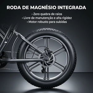 <span class=keywords><strong>Bici</strong></span> <span class=keywords><strong>Elettrica</strong></span> Fat Bike 48V 750W 20 Pollici con Doppia Sospensione Fuoristrada e Freno <span class=keywords><strong>a</strong></span> Disco Idraulico - Product Image 4