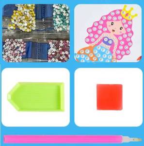 XIXI Peinture Diamant 5D Acrylique DIY Ornements Motif Chien Dessin Animé Forme Irrégulière Kit de Décoration Diamant Unilatéral - Product Image 5