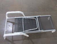 Lit solaire d'extérieur, bras en fer, fauteuil de salon, pour Patio jardin