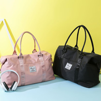 Sac de voyage de sport de grande capacité avec Logo personnalisé, sac de rangement imperméable pour femmes en plein air pour la vente en gros, sacs de sport pliables