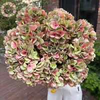 Herbstfarbene 3D-Gedruckte Künstliche Blume Realistische Hortensie Hochzeitsdekoration Blume Großhandel
