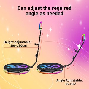 360 Roterend Platform 360 Fotocabine 100Cm Fotobooth Fotocabine Machine Bedrijf En Bruiloft Evenement - Product Image 6