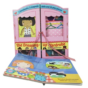 Increíble vestido magnético historia libro para niños actividad Junta libro para niños - Product Image 2