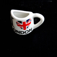 Logotipo personalizado impreso Londres Chipre Italia recuerdo turístico Mapa de porcelana imanes de nevera