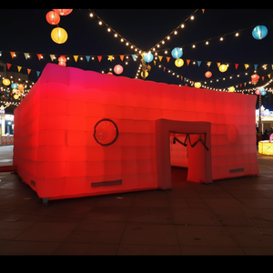 Nouvelle tente de discothèque gonflable pour l'arrière-cour, tente de fête de discothèque, lumière LED, <span class=keywords><strong>location</strong></span>, blanche, portable, gonflable - Product Image 1