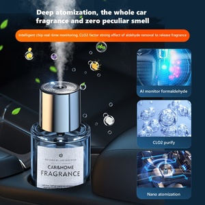 Portable <span class=keywords><strong>Auto</strong></span> Parfum Liquide Verre Véhicule Désodorisant Smart Car Désodorisant Diffuseur De Parfum avec Océan Parfum Aromathérapie - Product Image 4