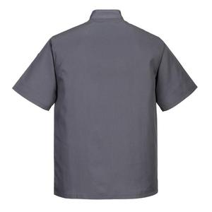 PORTWEST - C733SGRXL Chaqueta gris pizarra de chefs de Cumberland-EAN 5036108348589 CHEFS AND FOOD INDUSTRY WORKWEAR - Product Image 2