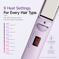 Lisseur de cheveux infrarouge professionnel, chauffage rapide PTC, fer à lisser, plancha de pelo, pour salon et usage domestique, stock étranger, CE ROHS LVD UKCA, vente en gros