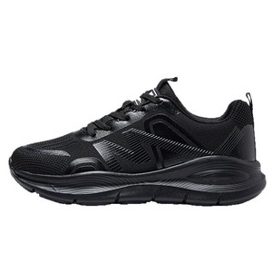 Zapatillas de tenis color gris claro, de malla, para correr, con punta redonda, con cordones, transpirables, con entresuela de EVA, suela de goma, para todas las estaciones, con suela gruesa. - Product Image 3