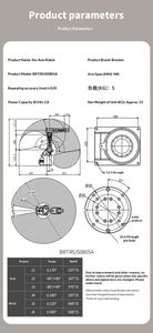 Robot industriel Borunte à 4/6 axes, bras mécanique pour la manutention, la palettisation et la soudure - Product Image 3