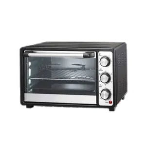 China Factory Supplying Professional Custom Color High Quality Home Use 30L Black Baking Electric Toaster Oven With Timer