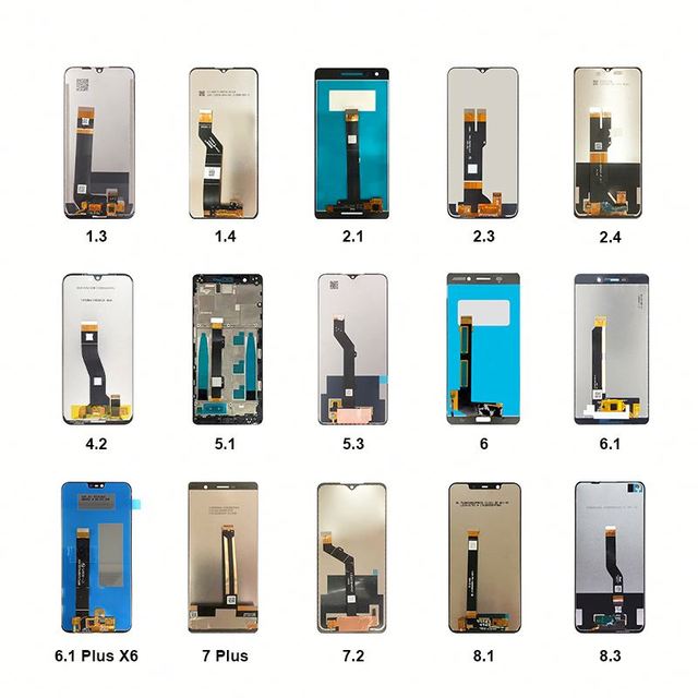 Oem Factory Custom Replacement Mobile Phone Lcd Pantalla Touch Screen for Nokia 1.4 2.2 2.3 2.4 3.4 5 5.4 5.3 6 6.1 Plus X6 7.2