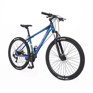판매 27.5 인치 24 속도 하이브리드 자전거 알루미늄 합금 프레임 자전거 산악 자전거