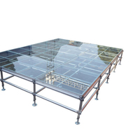 Podest modulaire économique avec pieds réglables pour événements festifs