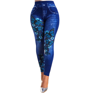 Nouveaux leggings skinny décontractés pour femmes, pantalons courts stretch mi-mollet, jeggings taille haute d'été - Product Image 1