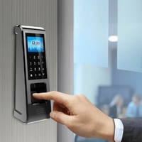 Sistema de Control de Acceso Inalámbrico con Logotipo Personalizado, Reloj Checador de Tarjetas, Control de Asistencia Biométrico por Huella Dactilar y Reinicio