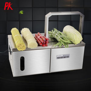 Straper en plastique de cerclage automatique d'équipement de cerclage pour des industries chimiques de boisson d'aliment-nouvelle utilisation de <span class=keywords><strong>restaurant</strong></span> au détail de condition - Product Image 1