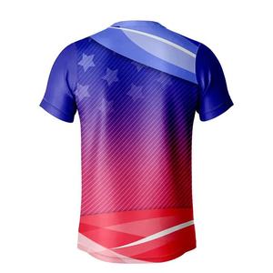 Échantillon de 3 jours T-shirt en polyester à motif d'impression par sublimation personnalisé pour course sportive marathon - Product Image 2