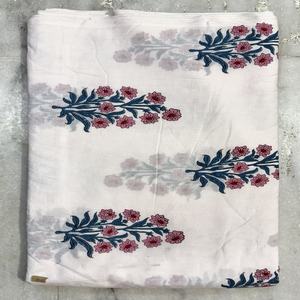 Tela de Algodón Peinado Lisa No Tejida Más Vendida, Cortinas Ligeras Ecológicas, Confección de Vestidos, Flores Hechas a Mano en India para Niños - Product Image 2