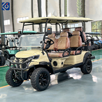 Voiturette de golf électrique CAMP 6 places, batterie 72V, homologuée pour la route, pour usage en quartier, communauté, hôtel, villa et complexe hôtelier
