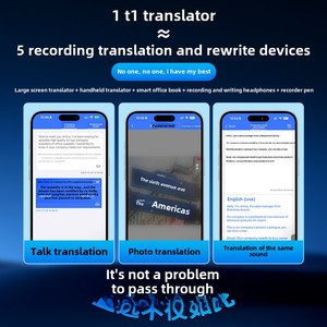 New 144 <strong>Language</strong> Real-Time AI Translator OLED Online Offline Two-Way Voice/Text/Photo Translation for Travel Business <strong>Learning</strong> - Product Image 5