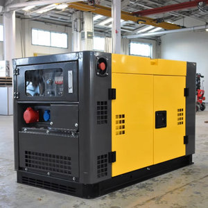 工場直販 10kw 三相 水冷式ディーゼル静音型発電機 50/60Hz HF10GF CE ISO認証済み - Product Image 1