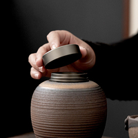 Urna Funeraria de Cerámica para Mascotas Pequeñas, Moderna y de Lujo, Resistente al Agua, Hecha a Mano