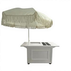 SMOOTH Customizable <b>Acrylic</b> Gold <b>Mirror</b> Design Candy Cart for Wedding Decoration and Food Trucks - Product Image 1