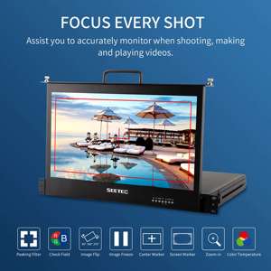 SEETEC SC173-HD-56 станция контроля качества вещания монитор 17,3 "стойка IPS FHD панель Заводская прямая интеграция - Product Image 3