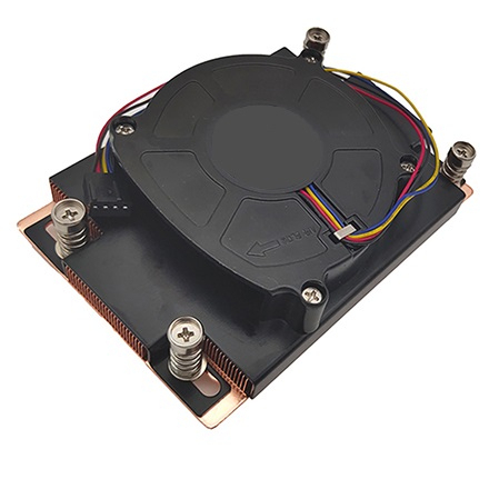 Slim Itx Cpu Cooler with Fan Copper Fins for 1U Server Cpu Cooling Sp3 LGA 4094 Milan EPYC VC Processor Heatsink Vapor Chamber