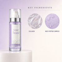 Sérum Moussant PDRN Marque Blanche à l'Acide Hyaluronique et Extrait de Caviar – Léger, Absorption Rapide, Raffermit la Peau, Soin Quotidien du Visage
