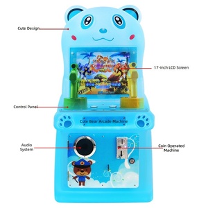 Máquina <span class=keywords><strong>de</strong></span> Juegos Arcade Comercial Operada con Monedas para Padres e Hijos, 2 Jugadores, Disparos, Carreras, Pesca, Equipo <span class=keywords><strong>de</strong></span> Arcade <span class=keywords><strong>de</strong></span> Madera y Acrílico - Product Image 4