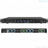 Amplificateur haute puissance avancé de première classe 5200 watts 4 canaux 2 entrées 2600W classe D numérique 1U 19 "haut-parleur de conduite AMP PX650