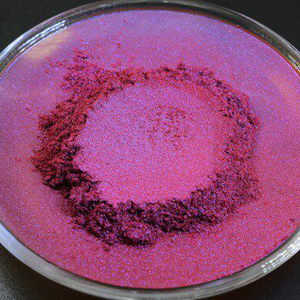 Polvo de Mica Camaleón Vegano de Titanio para Sombras de Ojos y Arte de Uñas - Pigmento Suelto Duocromo de Alto Pigmento con Cambio de Color Caramelo y Brillo - Product Image 3