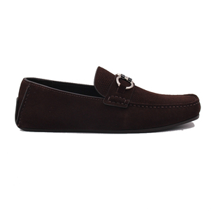 Mocasines casuales con hebilla de metal para hombre, mocasines de cuero genuino, a la moda, nuevos - Product Image 2