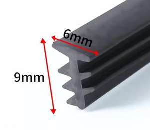 Bande d'étanchéité industrielle en PVC EPDM B pour <span class=keywords><strong>porte</strong></span>-fenêtre en alliage d'aluminium, verre, joint d'étanchéité personnalisable pour <span class=keywords><strong>porte</strong></span>-fenêtre en verre - Product Image 4