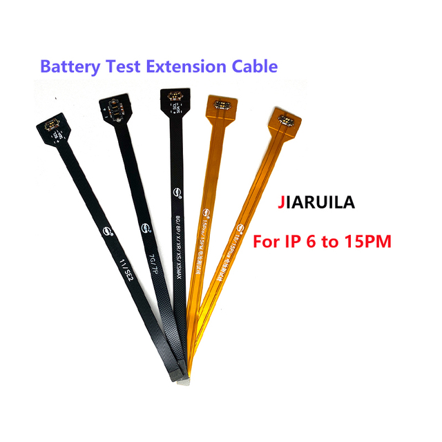 Battery Extension Test Cable for Iphone 15 14 13 12 11 Pro Max Mini X XR XS Max 8 7 6 6S Plus Testing Battery Flex Repair Parts