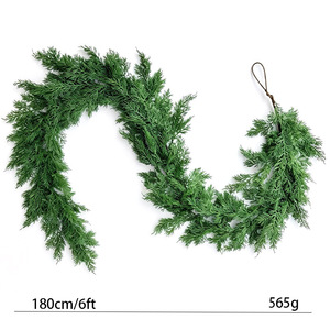 Guirlande de feuilles de pin artificielles Hua Zi 100cm 200cm Décoration d'intérieur Décoration de Noël - Product Image 4