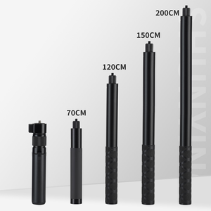 Perche à selfie télescopique de 70 cm avec stabilisateur de cardan et support de caméra invisible pour appareils photo, caméras de <span class=keywords><strong>film</strong></span> et caméras <span class=keywords><strong>d</strong></span>'<span class=keywords><strong>action</strong></span> - Product Image 3