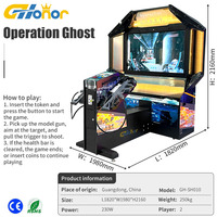 Simulateur de jeu de tir à monnayeur pour 2 joueurs Operation Ghost pour salle d'arcade